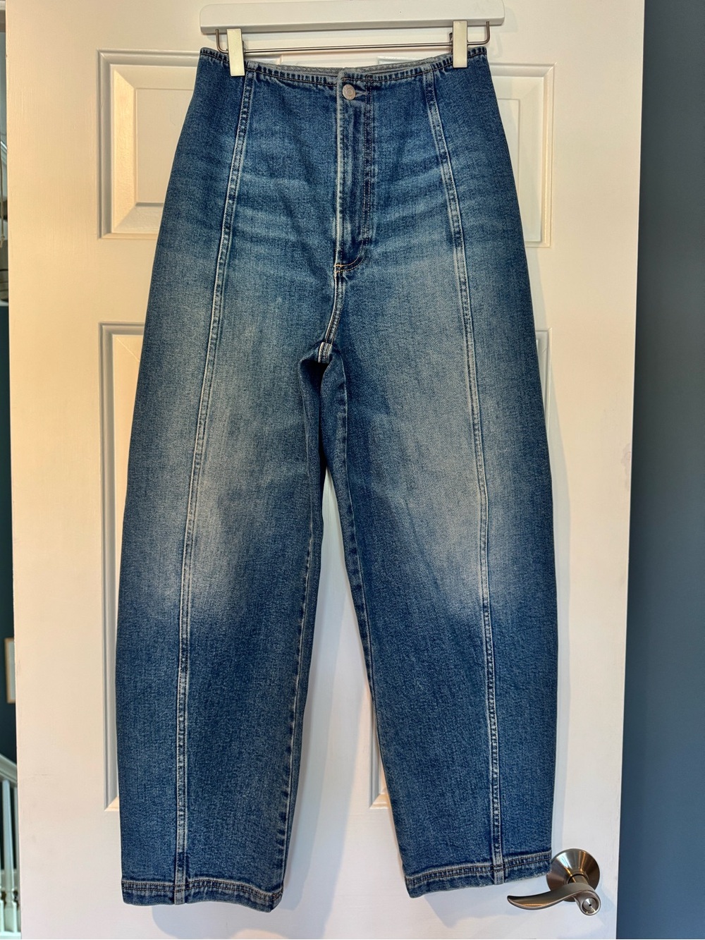 Pistola Blair High Rise Seamed Barrel Jeans Soho Size 26
